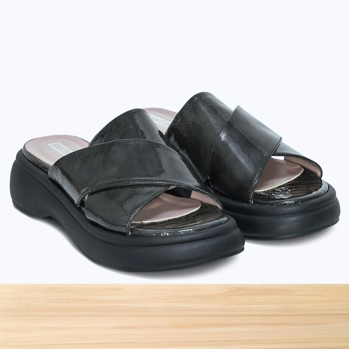 999f Luva Cuir Gris Noir - Image 3