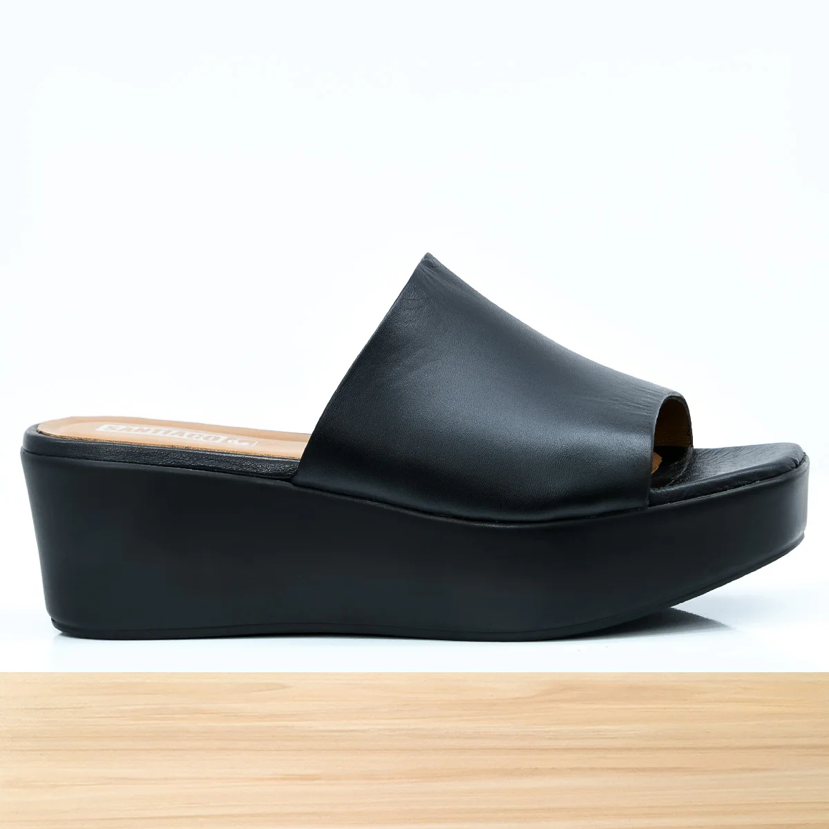 040f Aurya en Cuir Noir