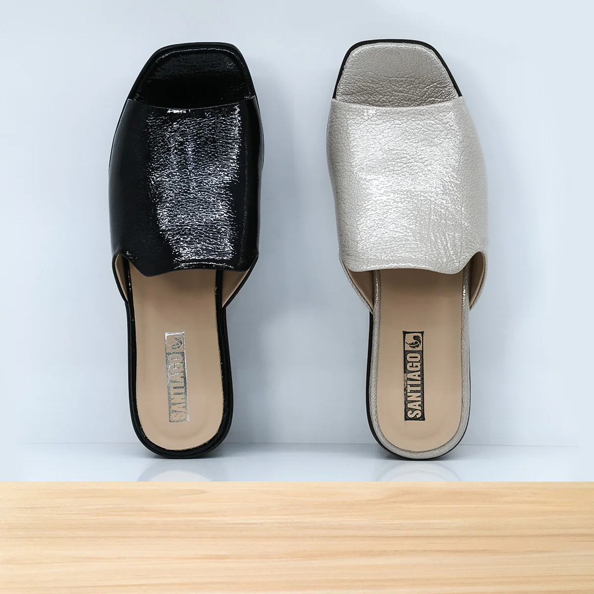 069F Avital en Cuir Noir - Image 3