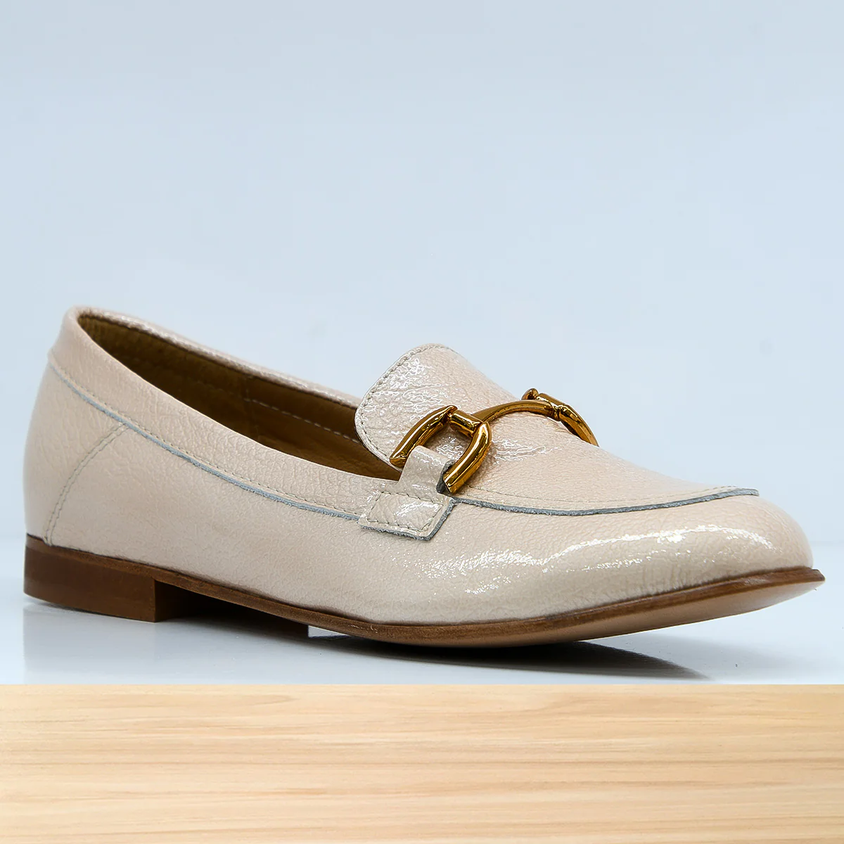 941F Mezia Cuir Beige-rose - Image 3