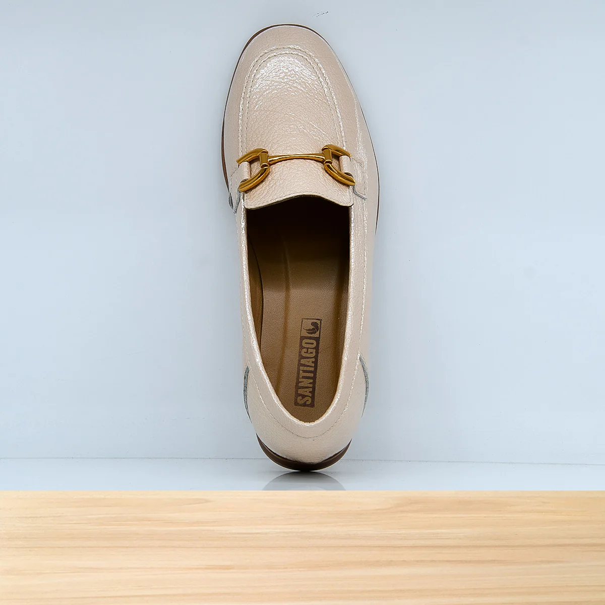 941F Mezia Cuir Beige-rose - Image 5