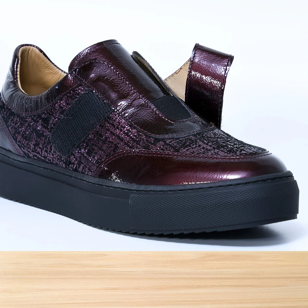 444F Carry Cuir Bordeaux - Image 3