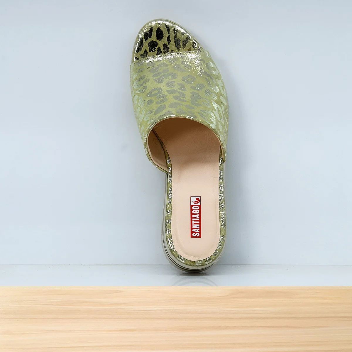 950F Flor en Cuir Vert-Anis - Image 3
