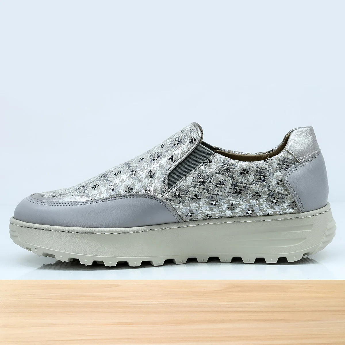 412F Kaza Cuir Gris - Image 3