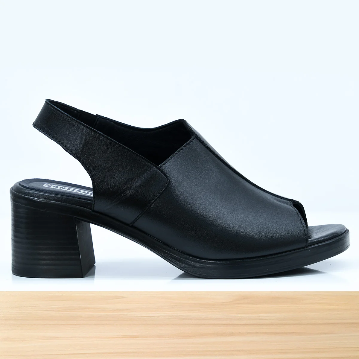 396F Mobella en Cuir Noir