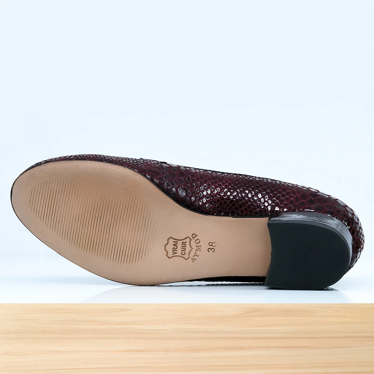 738F Senflo Cuir Bordeaux - Image 5